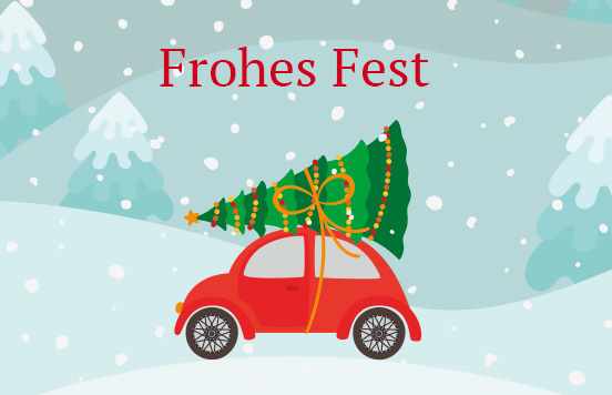 Gerade jetzt: Ein frohes Fest!